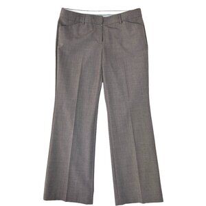 Express Editor Low Rise Pants 8S Brown 2008 Flare Slacks Y2K Normcore Workwear